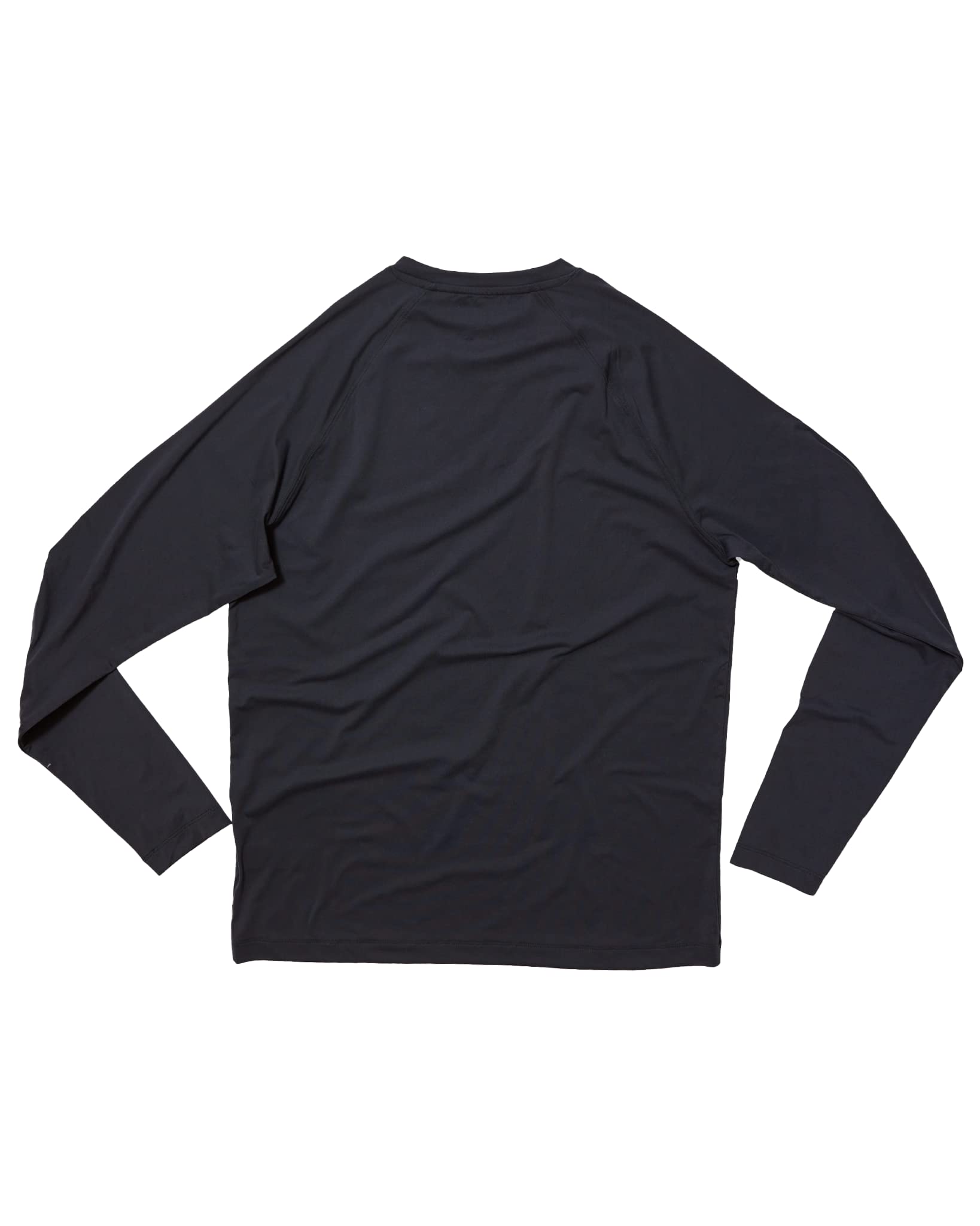 Rhone Reign Men's Long Sleeve Workout Shirt - Anti Odor & Quick Dry Performance Gym Shirt with UPF 50+ Sun Protection - Ideal for Running, Training & Outdoor Activities