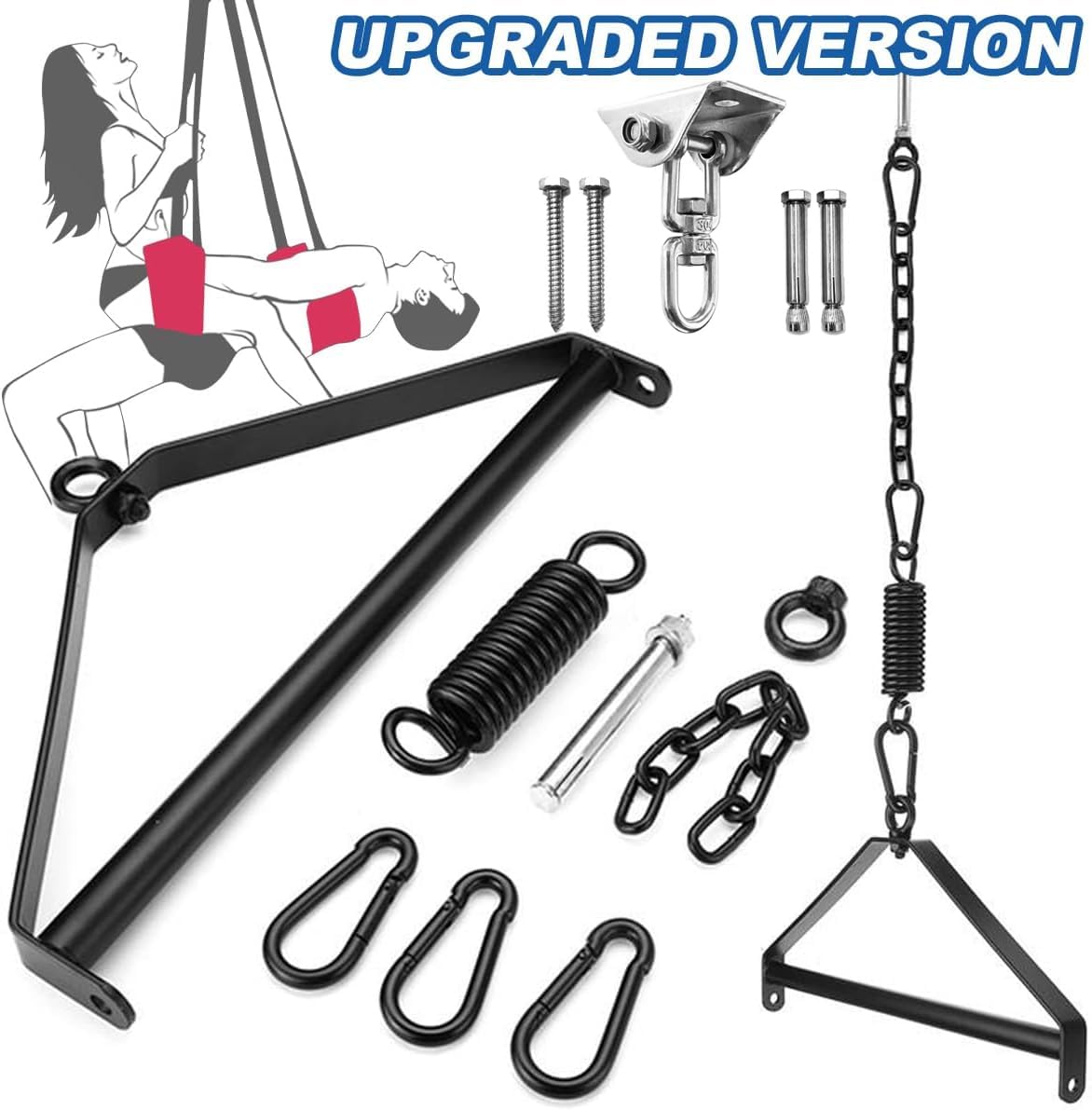 Adult Sex Swing with Adjustable Straps - BDSM Sling for Couples & Spice Up Bedroom Fun