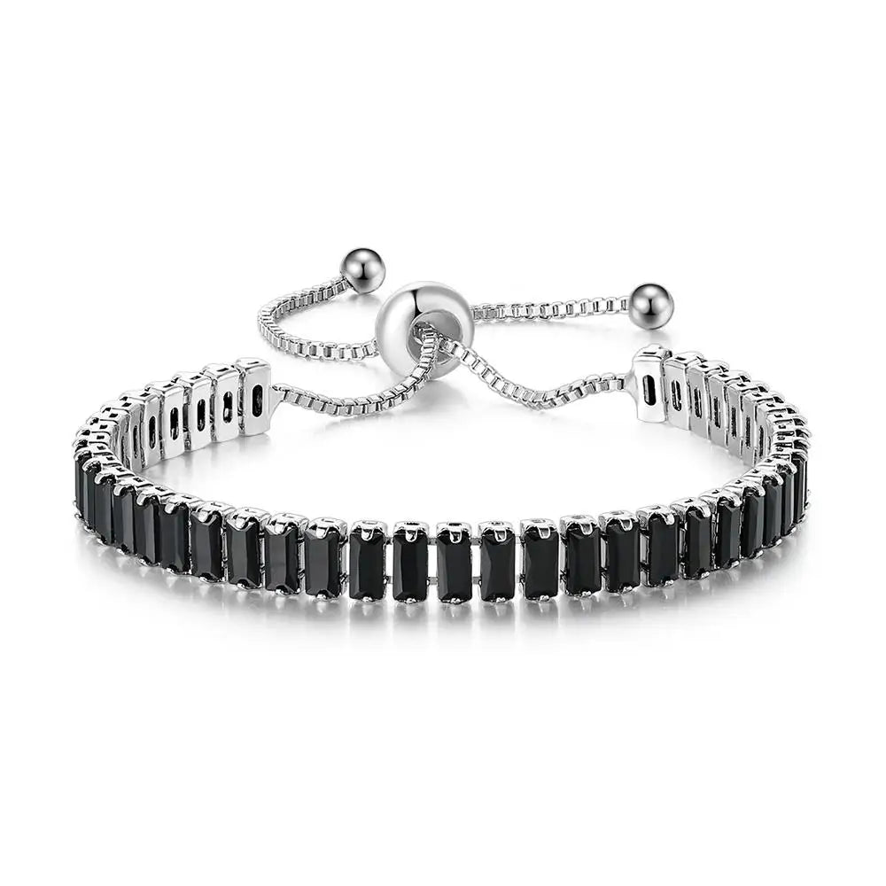 Premium Crystal Tennis Bracelet - Elegant & Sparkling Jewelry for Women | Perfect for Weddings, Parties & Special Occasions