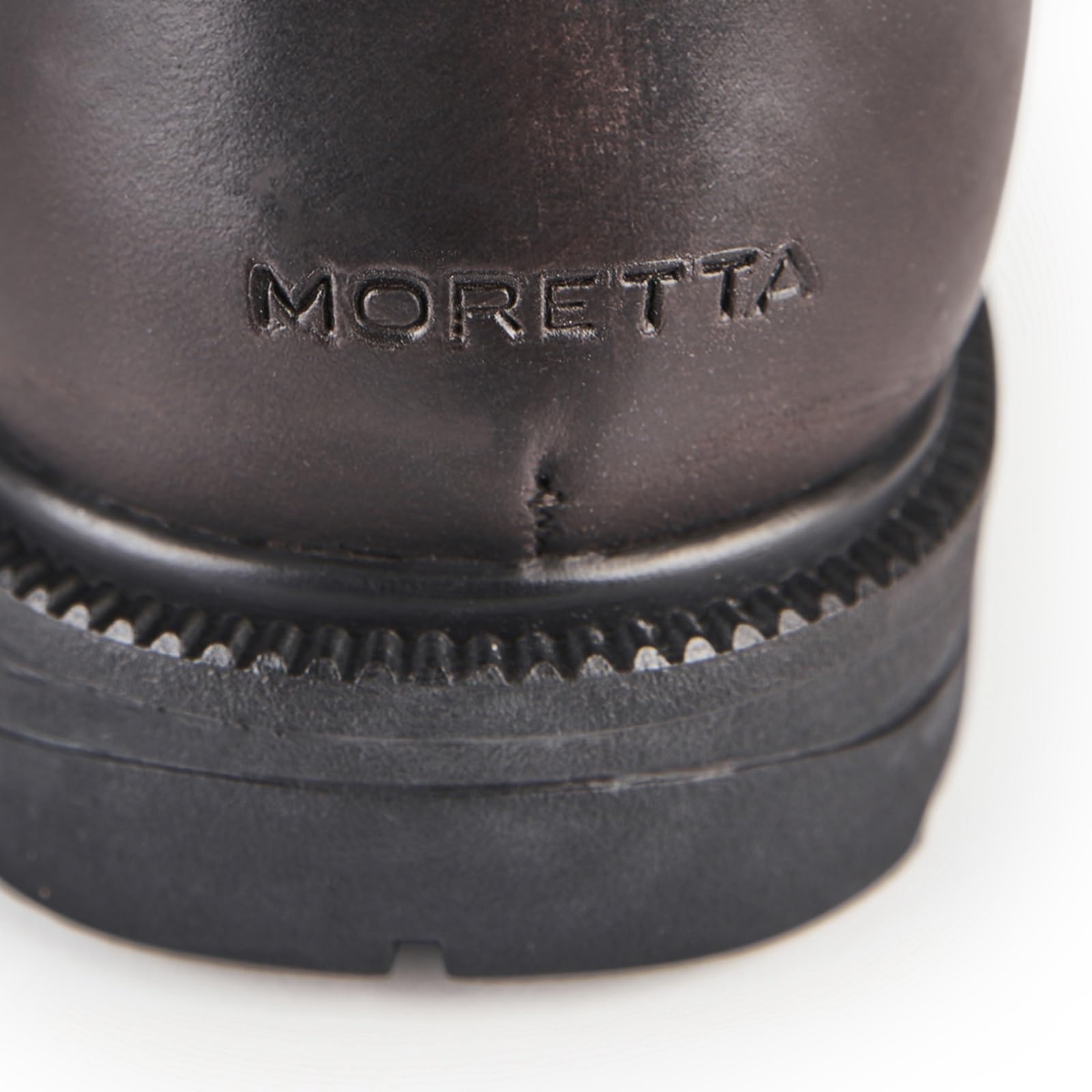 MORETTA BellaCountry Women's Knee High Country Boots with Zip - Brown Size 5 Regular | Western Fashion, Cowgirl Style, Rodeo & Everyday Wear