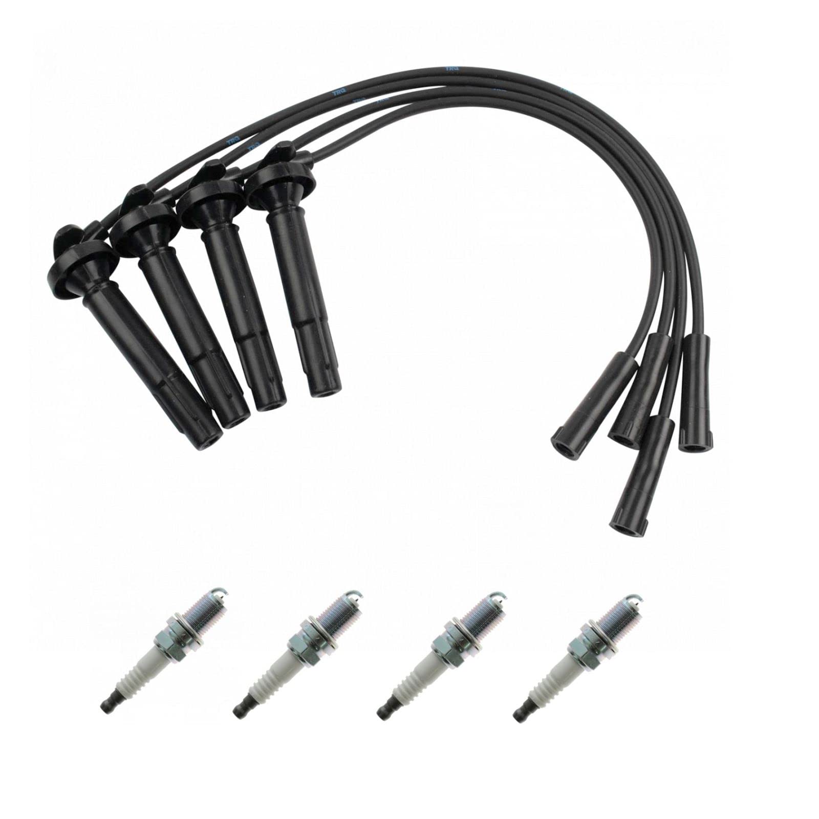 High-Performance Engine Spark Plugs & Ignition Wire Set Kit - Compatible with Subaru Forester & Impreza - Improves Fuel Efficiency & Engine Power - Perfect for Daily Commuting & Off-Road Adventures