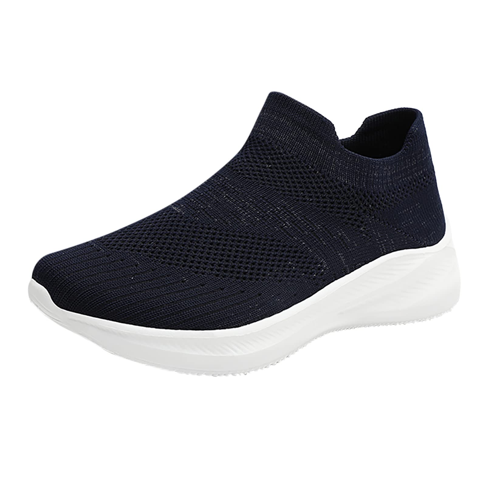 MLAGJSS Women's Casual Slip-On Sneakers - Breathable Comfort Flats with Wedge Heel for Walking, Outdoor & Leisure Activities | Perfect for Work, Travel & Everyday Wear