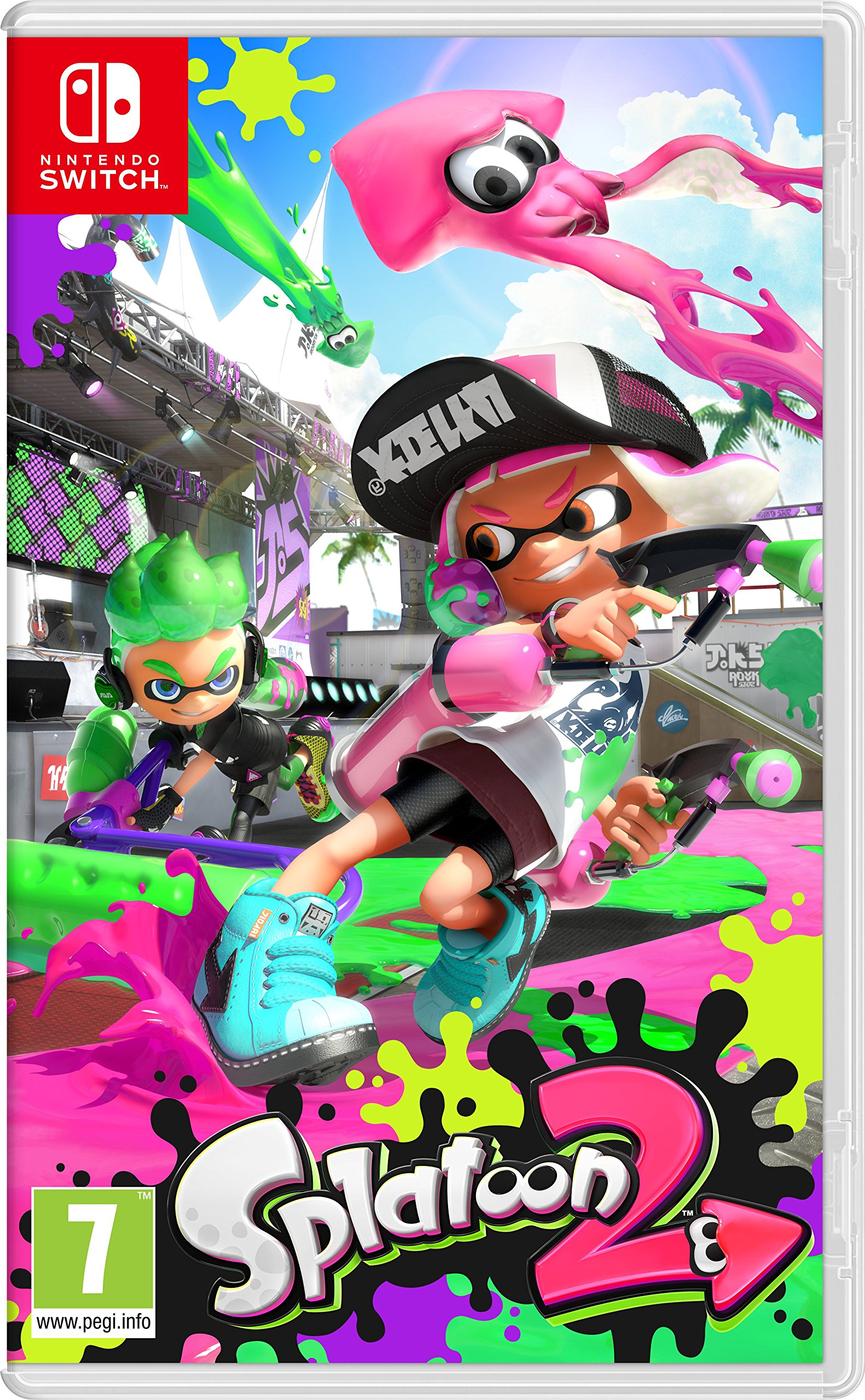 Splatoon 2 - Nintendo Switch Game | Multiplayer Shooter for Kids & Teens | Perfect for Family Game Nights & Competitive Play