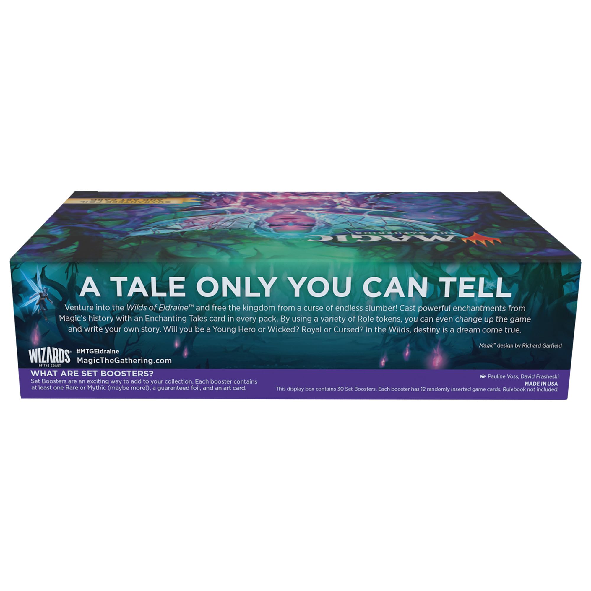 Magic: The Gathering Wilds of Eldraine Draft Booster Box - 30 Packs (360 Magic Cards) - English Version | Perfect for MTG Draft Tournaments, Collecting & Deck Building