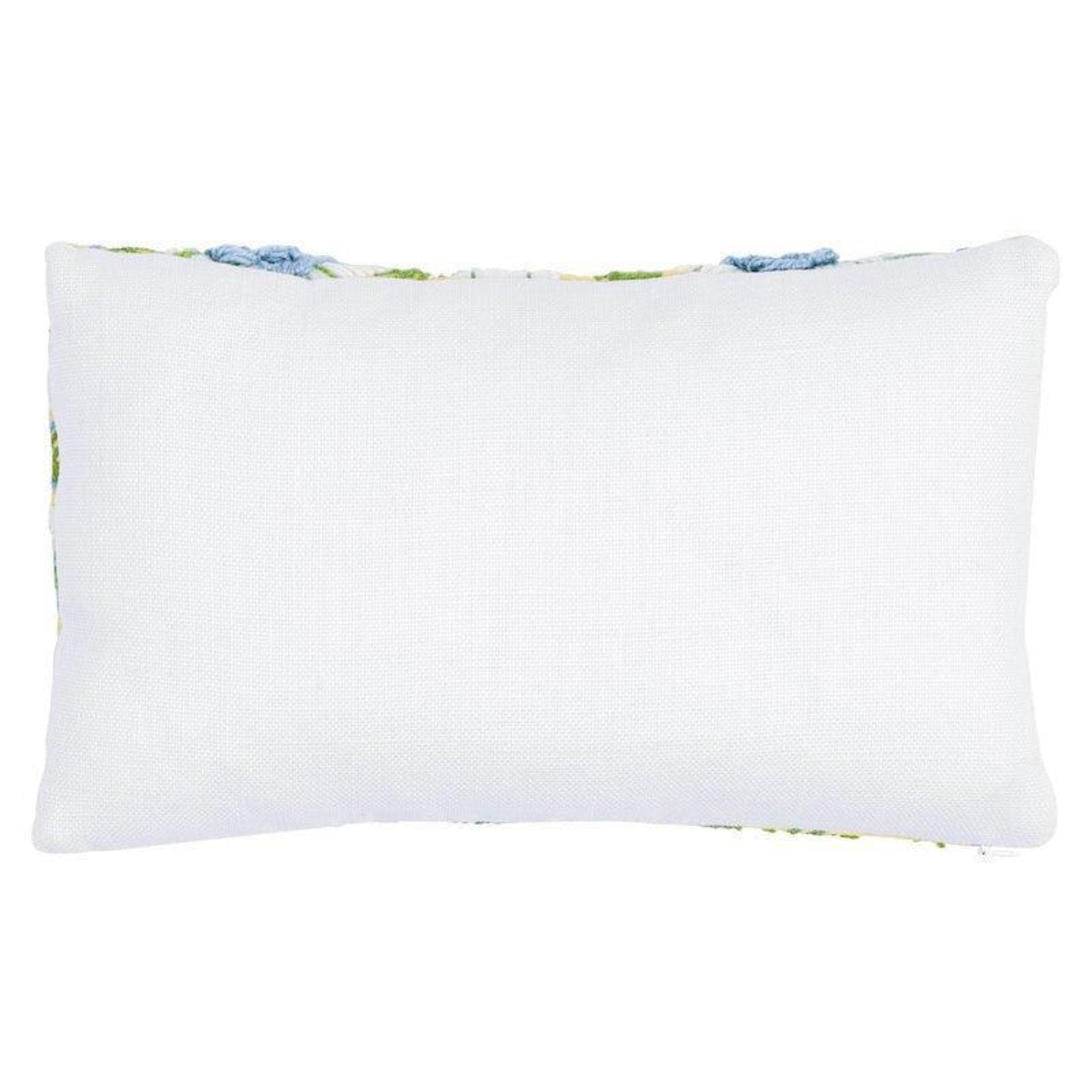 Buttercup Yellow Marguerite Floral Embroidered Lumbar Throw Pillow - Decorative Cushion for Sofa, Bed & Home Decor - Perfect for Living Room, Bedroom & Nursery Accents