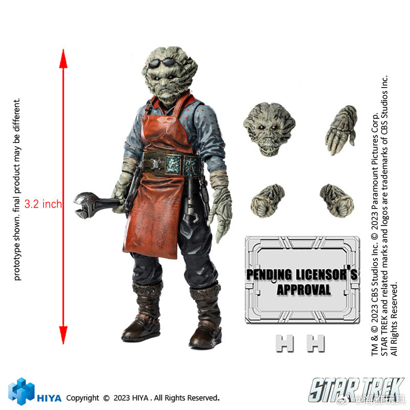 HIYA 1/18 Scale 3.15-inch Star Trek (2009) Keenser Action Figure - Collectible Mini Series for Display & Sci-Fi Fans