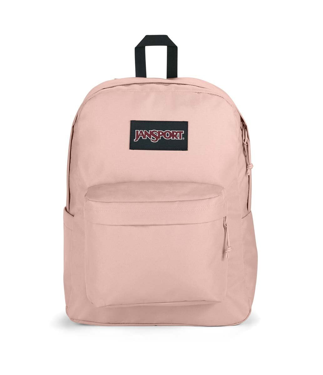 JanSport SuperBreak Plus Backpack - Lightweight Laptop Backpack for School & Travel, Misty Rose | Durable College Bookbag with 15