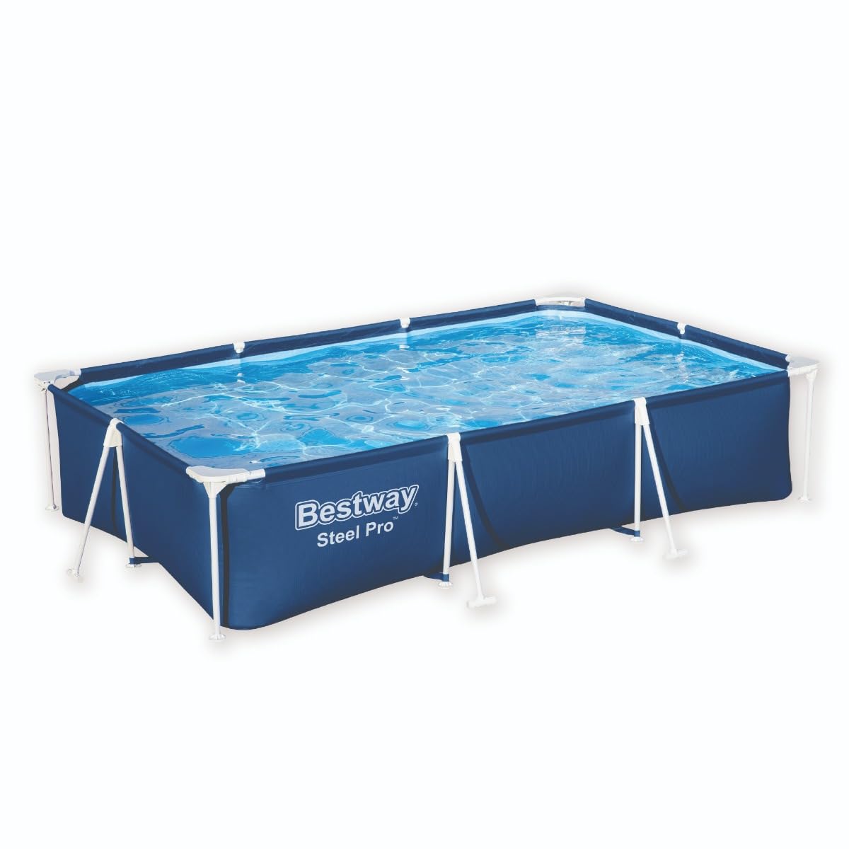 Bestway Steel Pro 9.10ft Metal Frame Above Ground Swimming Pool - Durable Outdoor Family Pool for Backyard, Garden & Summer Fun