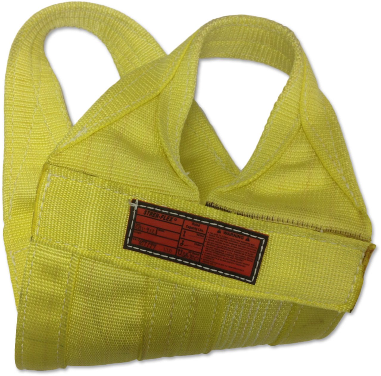 Heavy Duty Nylon Cargo Basket Web Sling - 36000 lbs Capacity, 4' Length x 6