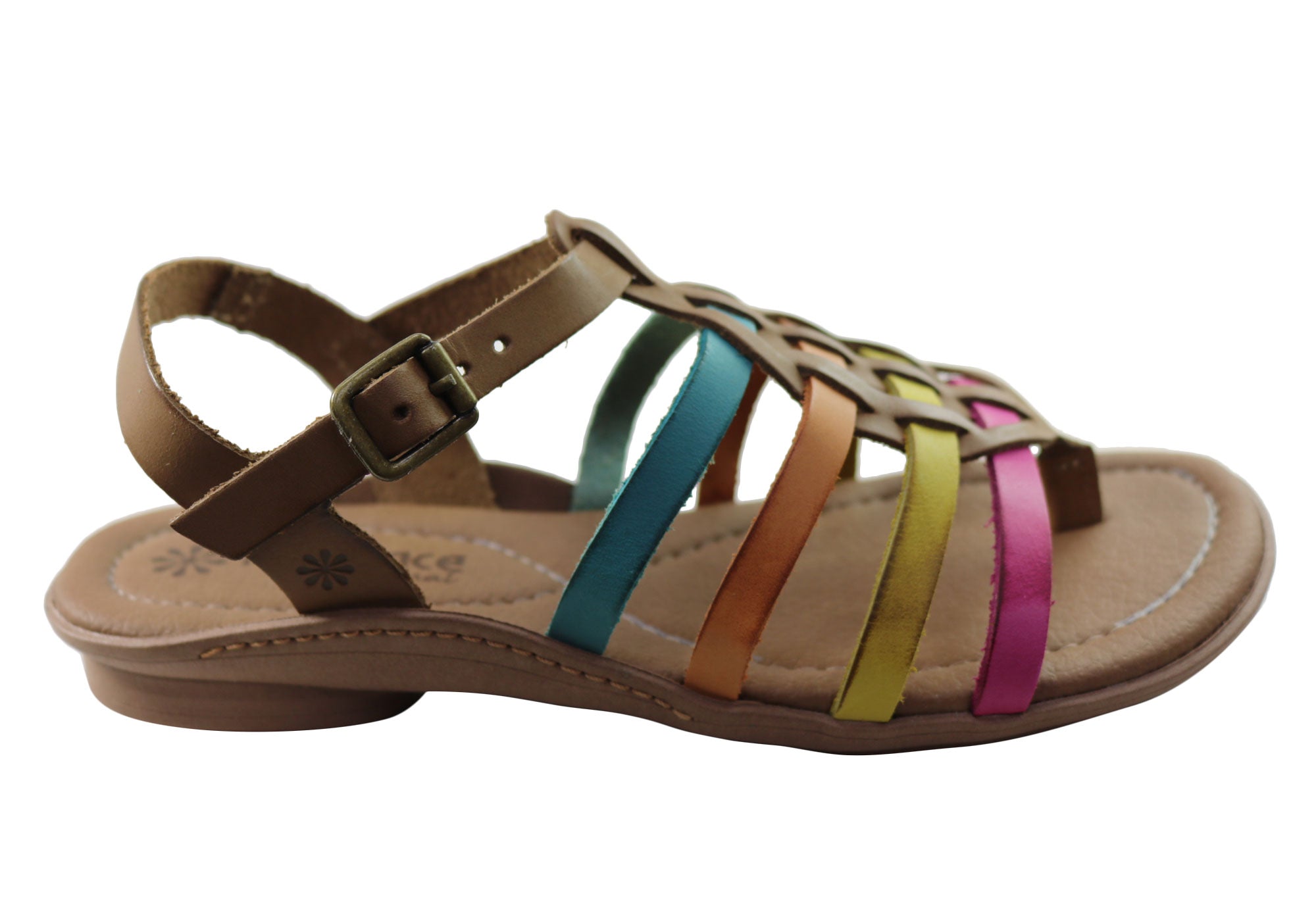 New Women's Comfortable Leather Sandals - Handmade in Brazil - Perfect for Summer, Beach, and Casual Outings