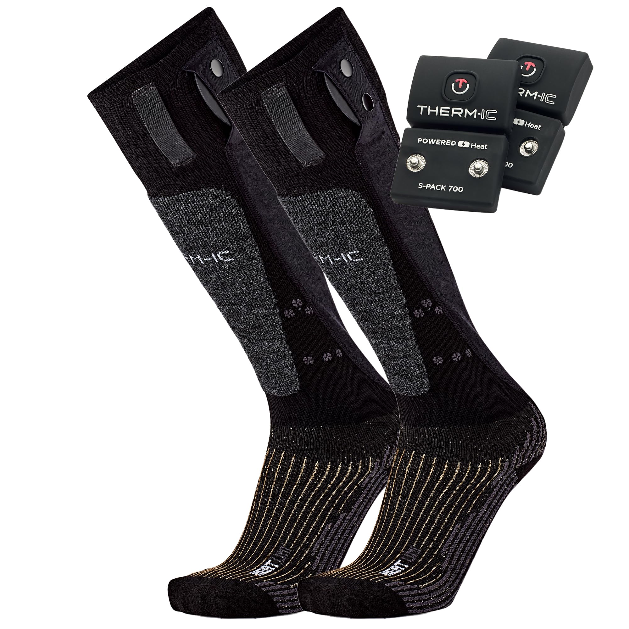 Thermic PowerSocks Set - Heated Socks with Rechargeable Batteries for Men & Women - Winter Warmth for Hiking, Skiing & Outdoor Activities