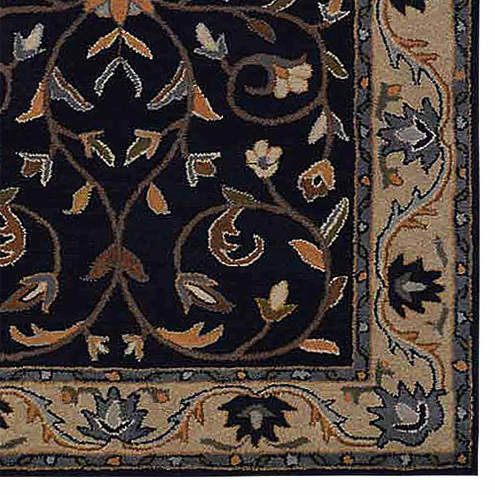 Gombud Hand Tufted Wool Area Rug - Soft Non-Slip Living Room Carpet for Bedroom, Dining Room & Home Decor | Cozy & Durable Floor Mat