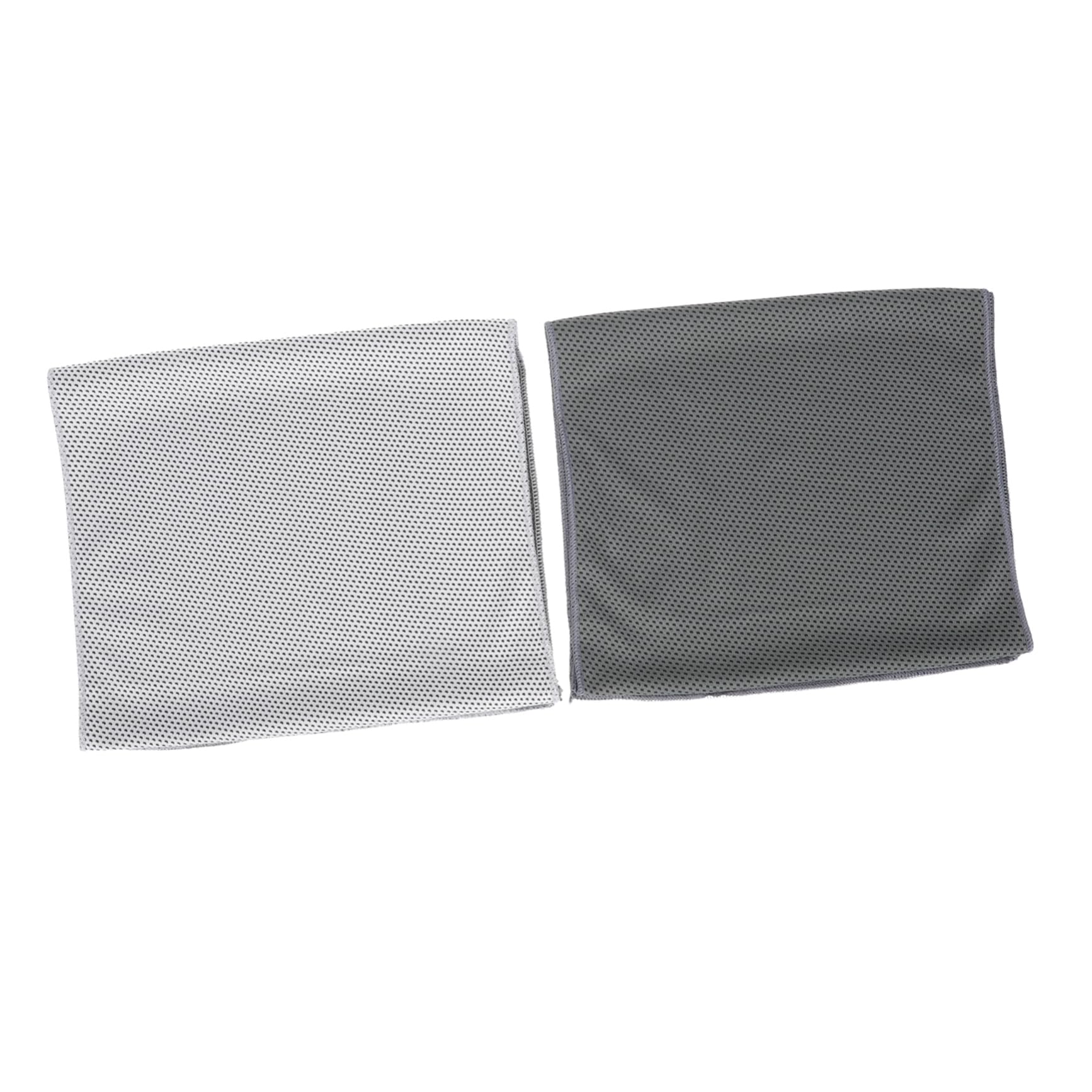 GAROZATION 2-Pack Cooling Towel Set - Microfiber Yoga & Beach Towel for Hot Weather, Sports, Travel - Quick Dry, Lightweight & Ultra Absorbent Polyester Towels for Gym, Swimming, Camping & Outdoor Activities