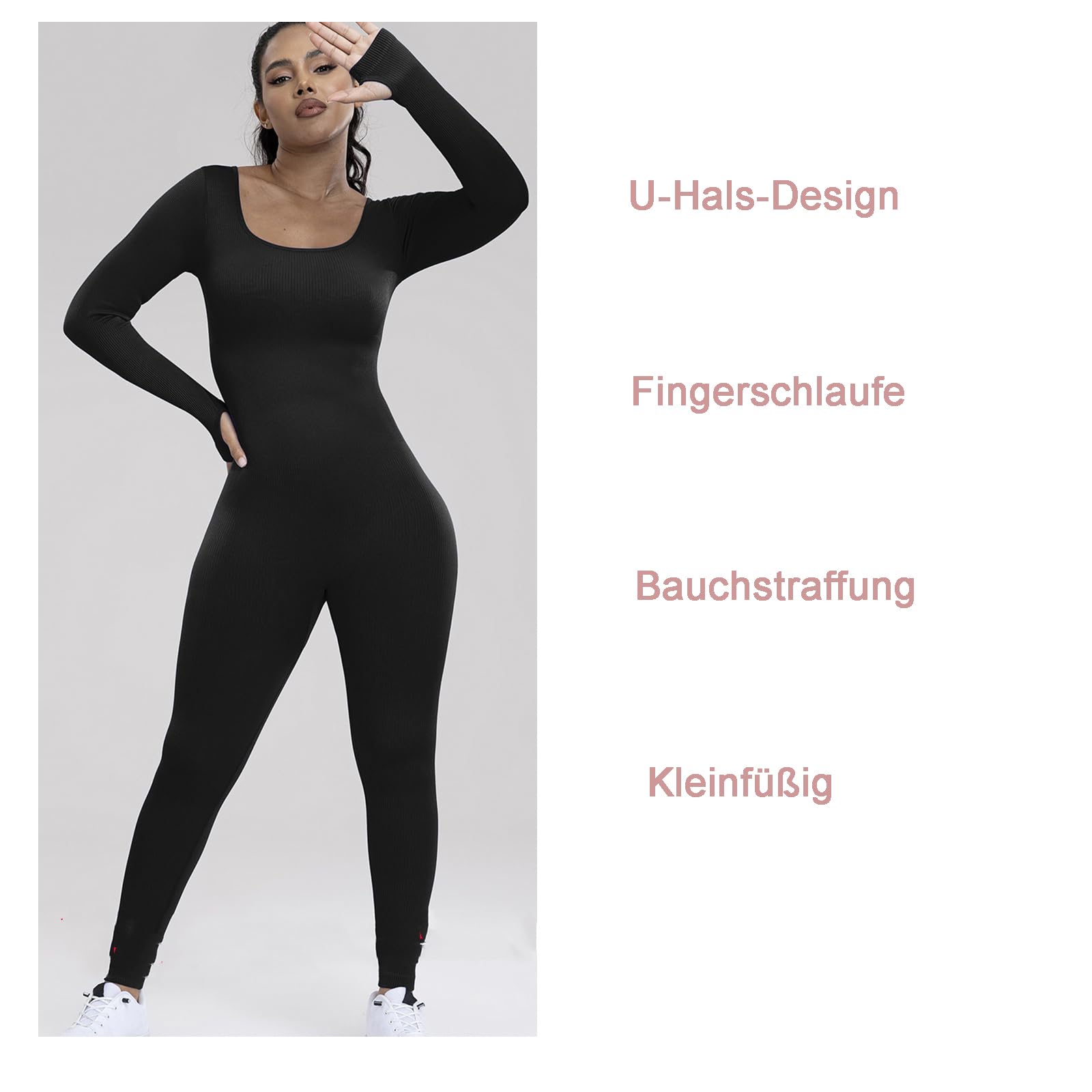 MAYROUND Women's Yoga Jumpsuit - Seamless Workout Romper for Gym & Yoga