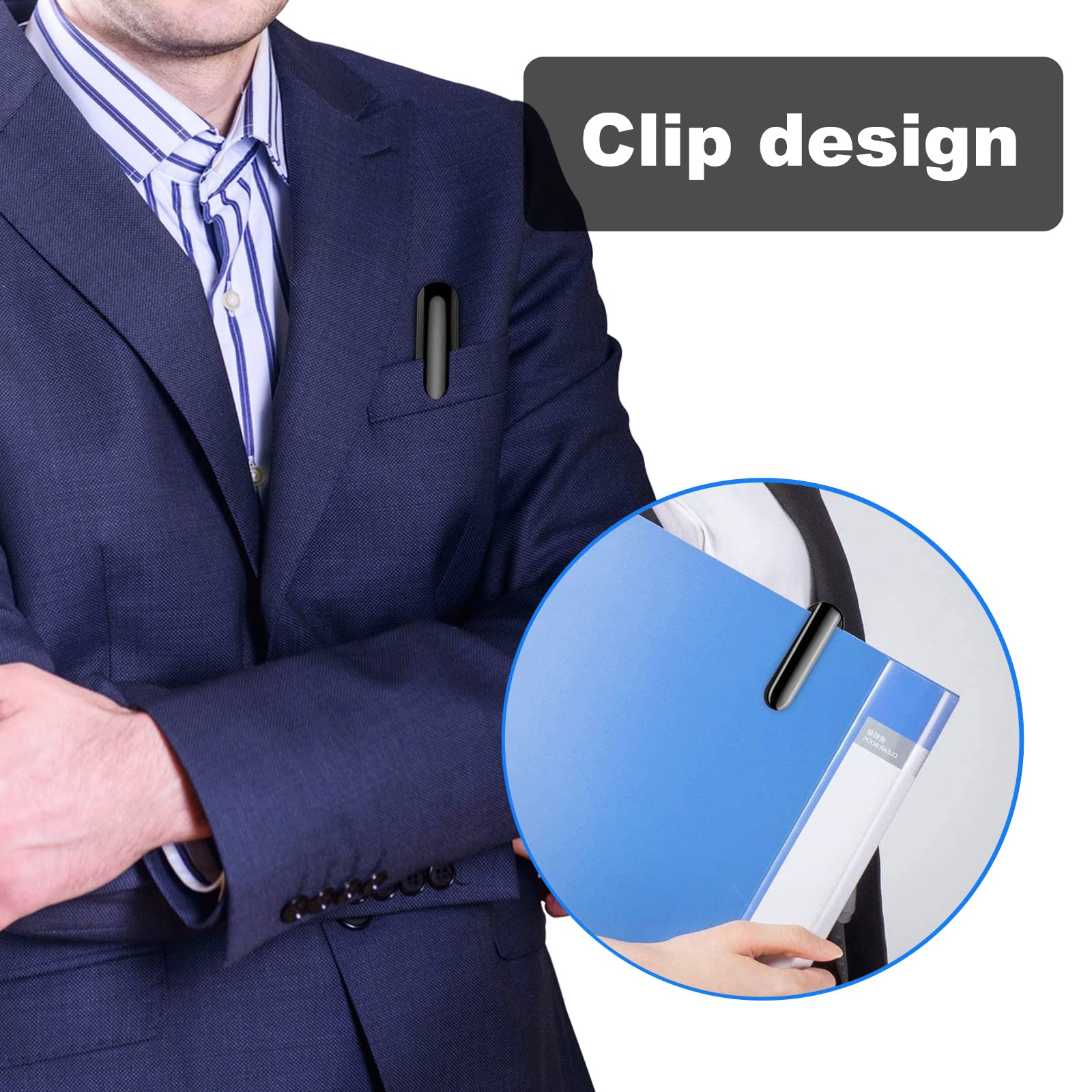 Wireless Presentation Clicker with Laser Pointer - PowerPoint Remote for Mac, Keynote, Laptop, Computer - Ideal for Business Meetings, Classroom Teaching, and Online Presentations
