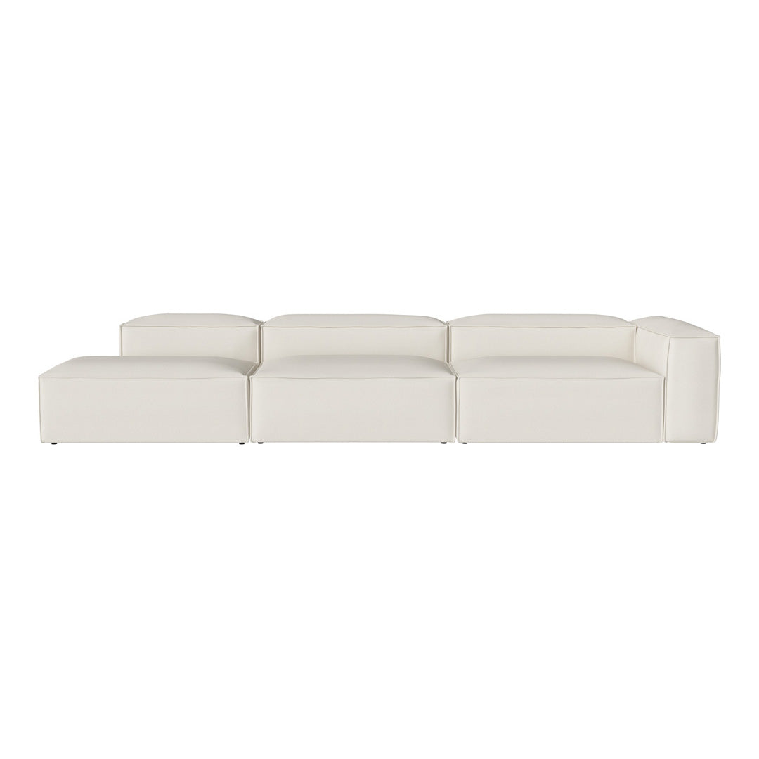 Cosima 3-Seater Sofa with Open End - Modern Living Room Furniture for Small Spaces | Perfect for Apartments, Studios & Cozy Home Decor