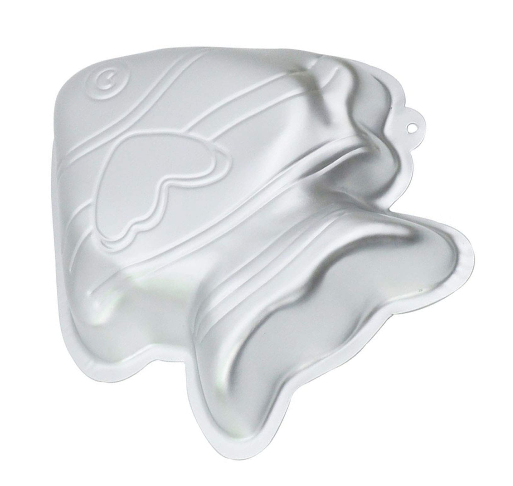 9 Inch Goldfish Shaped Aluminum 3D Cake Baking Mold - Non-Stick Fish Cake Pan for Birthday, Party & Dessert Decorating - Perfect for Fondant, Chocolate & DIY Baking Projects