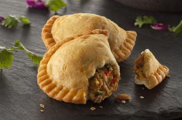 Premium Frozen Stuffed Pork Carnitas Empanadas - 150 Pieces (3 Packs of 3.13 lbs Each) | Gourmet Appetizers for Chefs & Catering | Perfect for Parties, Restaurants & Quick Meals