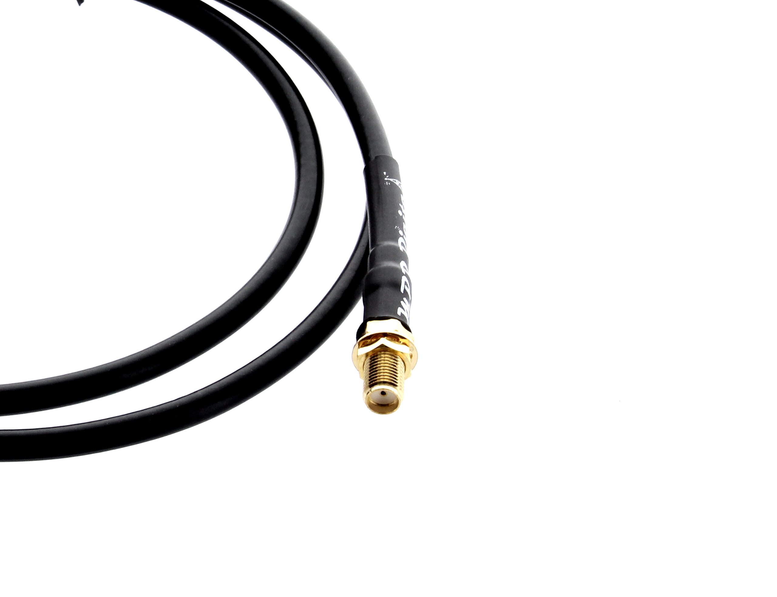 MPD Digital RG58 Coaxial Cable - SMA Female to SO239 Female Connectors - Low Loss 10ft for CB Ham Radio, Hotspot WiFi, Radio Transmitters & Antennas - Perfect for Amateur Radio, Wireless Networks & Signal Boosting