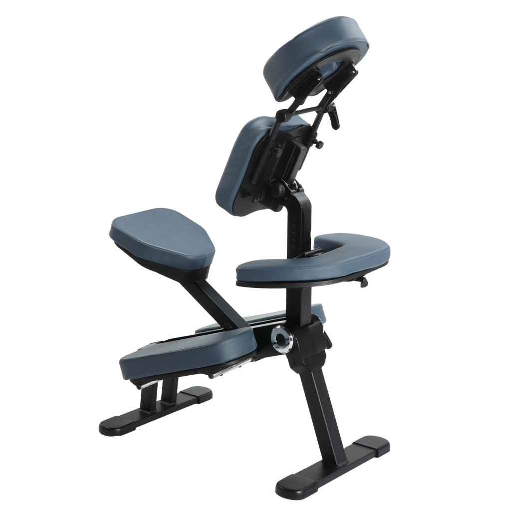 Master Massage® Portable Massage Chair - Royal Blue Foldable Professional Massage Chair for Home, Office & Spa - Perfect for Therapists, Chiropractors & Relaxation
