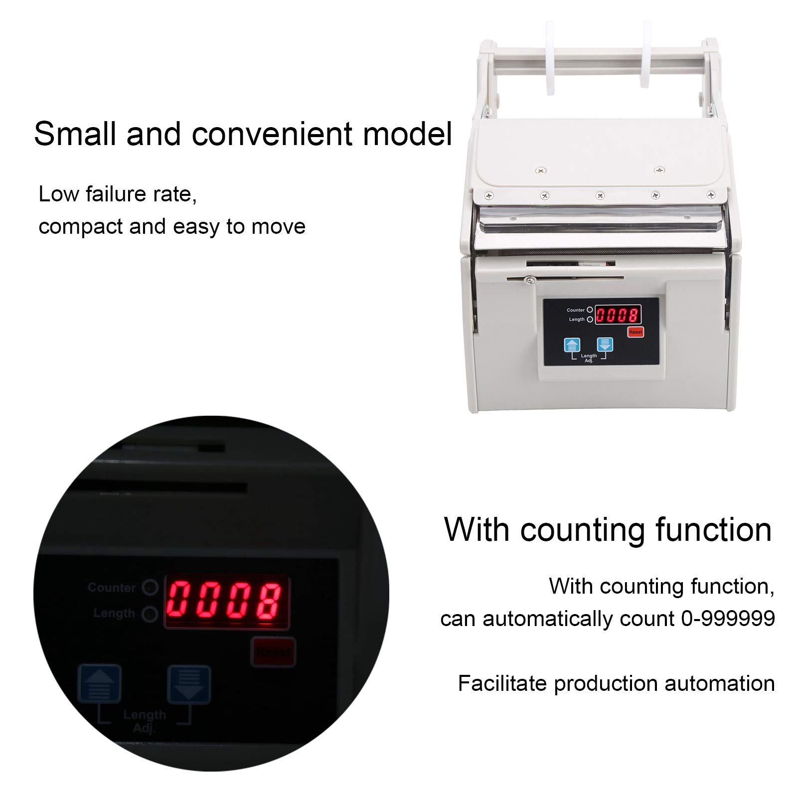 High-Speed Automatic Label Dispenser X-130 | 0-999999 Digital Electric Label Stripper Machine with US Plug | Perfect for E-commerce, Warehousing & Retail Packaging