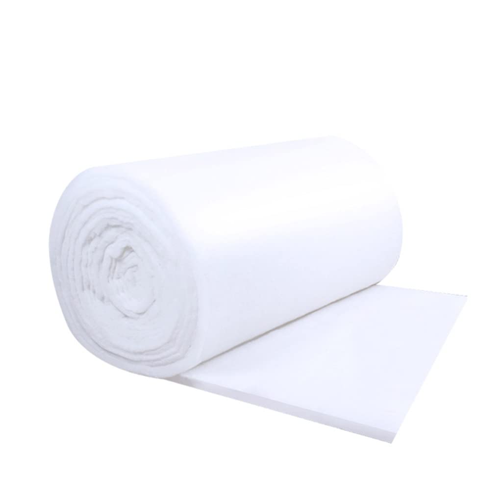 BBGS 1x20m Fireproof Insulation Cotton Pad - 5cm Thickness Heat & Sound Insulation Material for Boiler Pipes, Greenhouses, Breeding Farms - Ideal for Thermal Protection and Noise Reduction in Industrial & Agricultural Applications