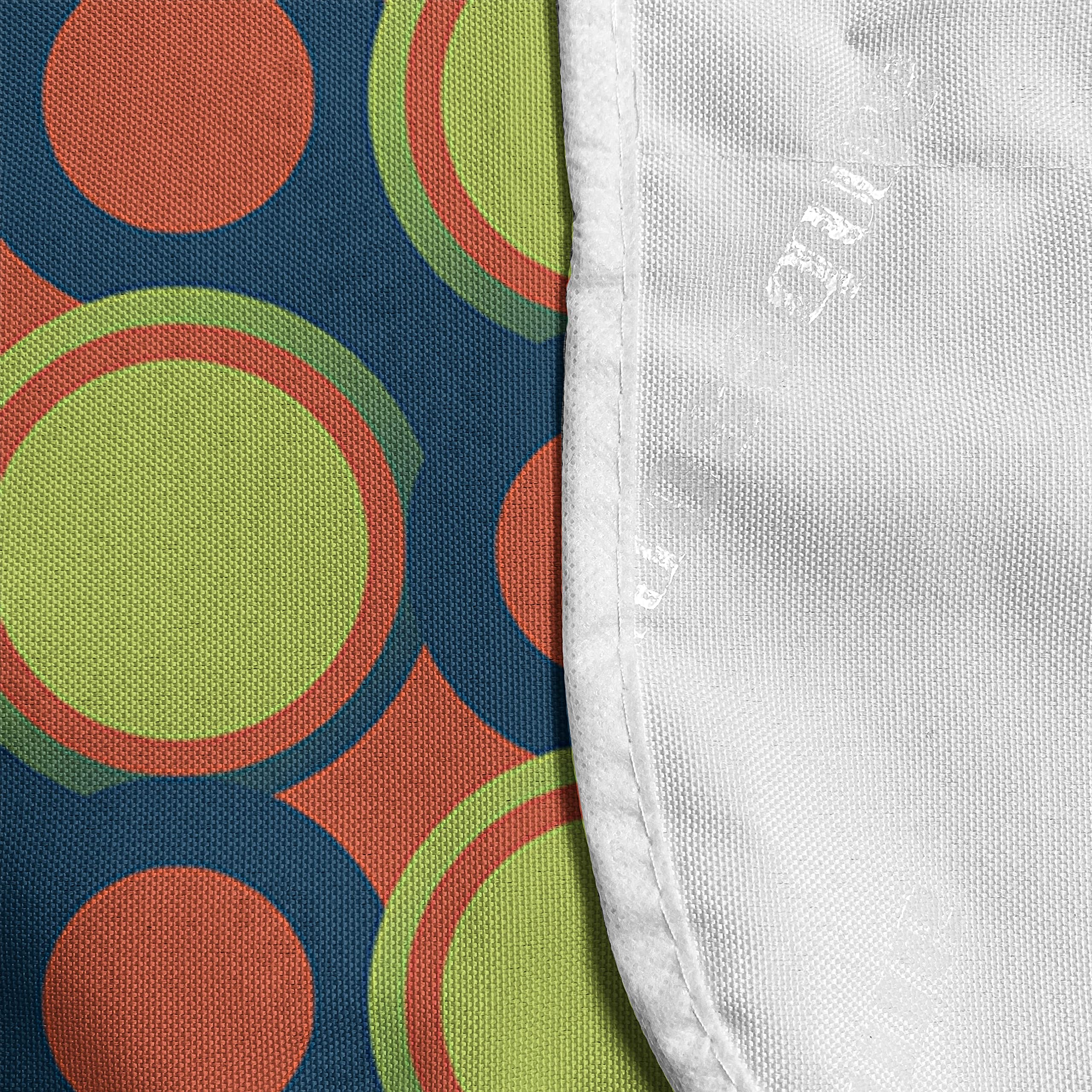 Ambesonne Retro Microwave Oven Cover - Waterproof Kitchen Organizer with Pockets, 36