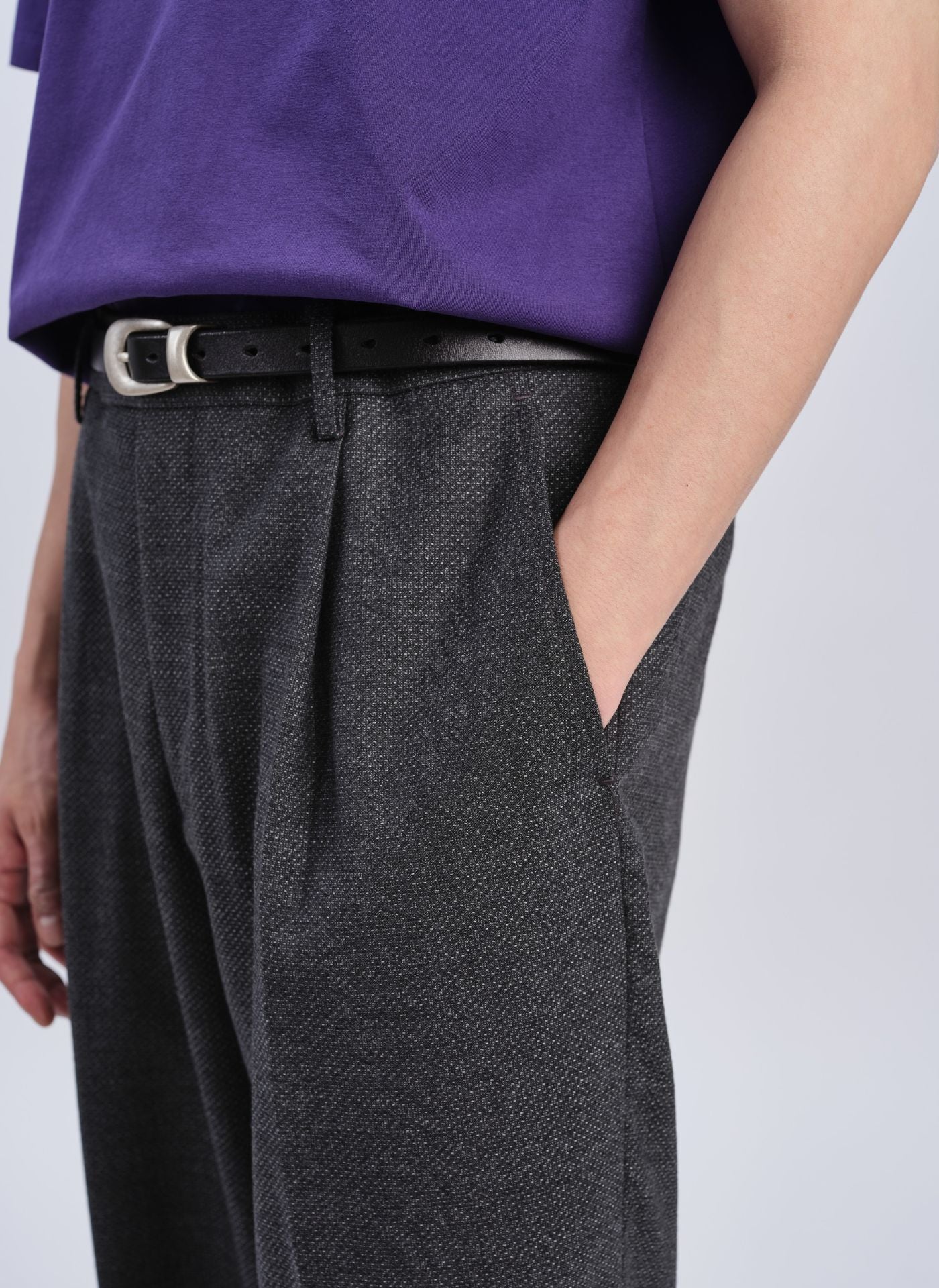 Premium Marzotto Wool Dress Pants for Men - Classic Business & Formal Attire - Perfect for Office, Weddings & Special Occasions