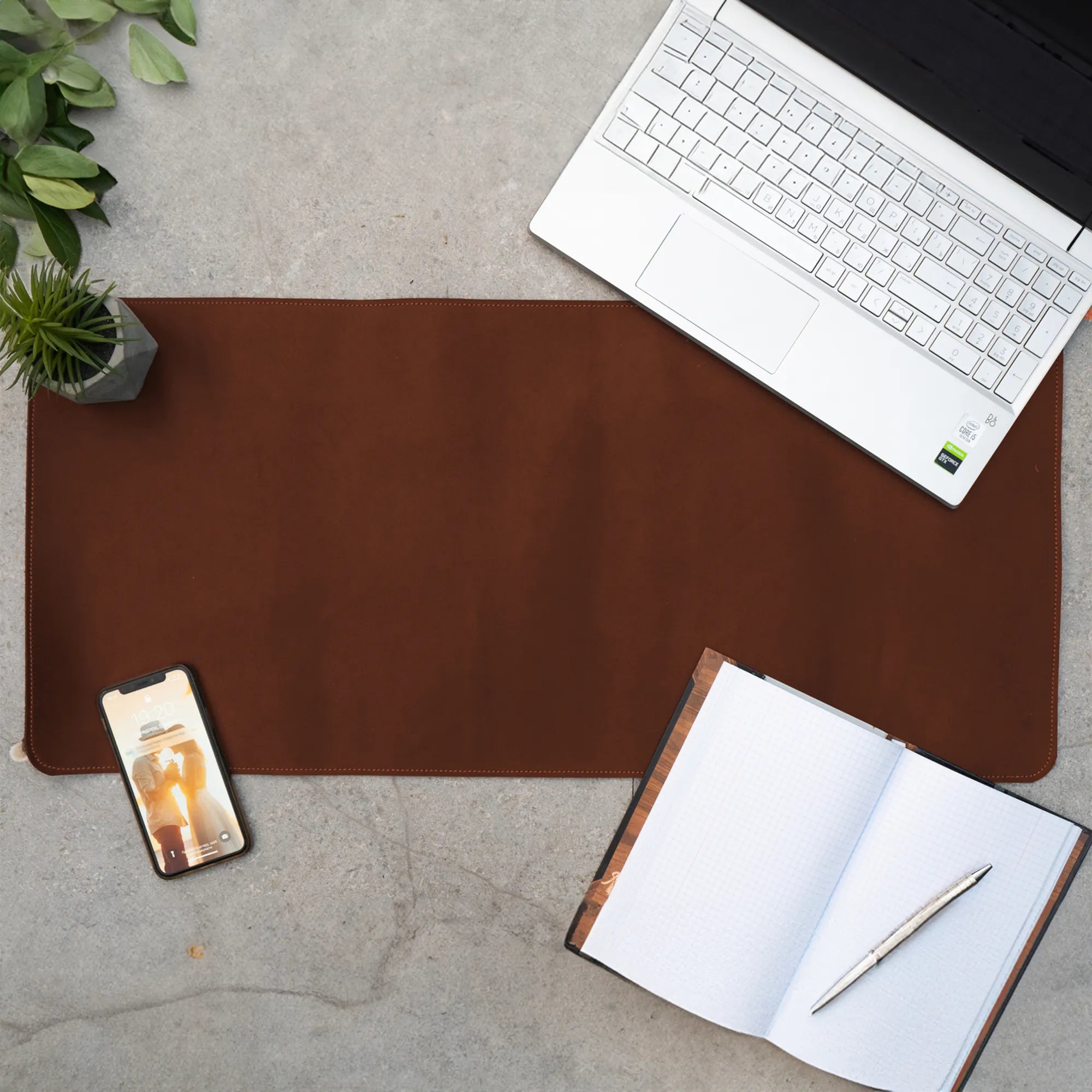 Premium Large Desk Pad Protector - Non-Slip Mouse Pad & Writing Surface for Office, Home, Gaming (36x18in) - Perfect for Workstations, Desks, and Home Offices