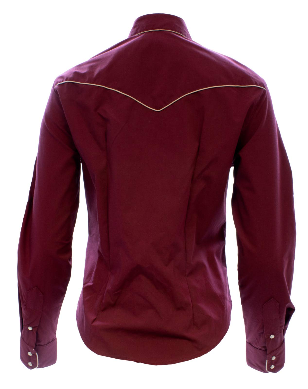 Women's El Señor de Los Cielos Western Shirt - Burgundy Cowgirl Style Top for Country Music Festivals & Rodeo Events