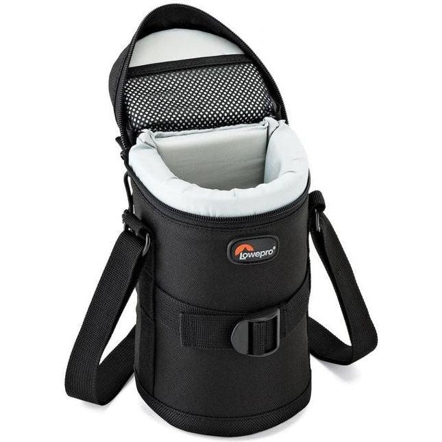 Lowepro Lens Case 9x16cm Black - Protective Camera Lens Pouch for DSLR & Mirrorless - Perfect for Travel, Photography & Outdoor Adventures