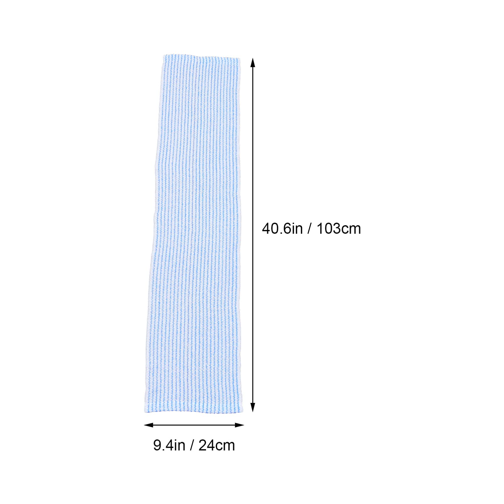 FRCOLOR 3 Pack Exfoliating Back Scrubber Towel - Long Strip Bath Flower for Deep Cleansing & Skin Renewal - Perfect for Shower, Spa, and Exfoliation Routine