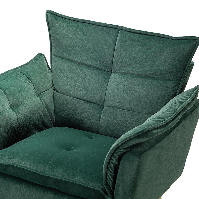 Jaxon Plush Armchair - Ultra Soft Comfortable Lounge Chair for Living Room, Bedroom, or Office - Perfect for Relaxing, Reading & Napping