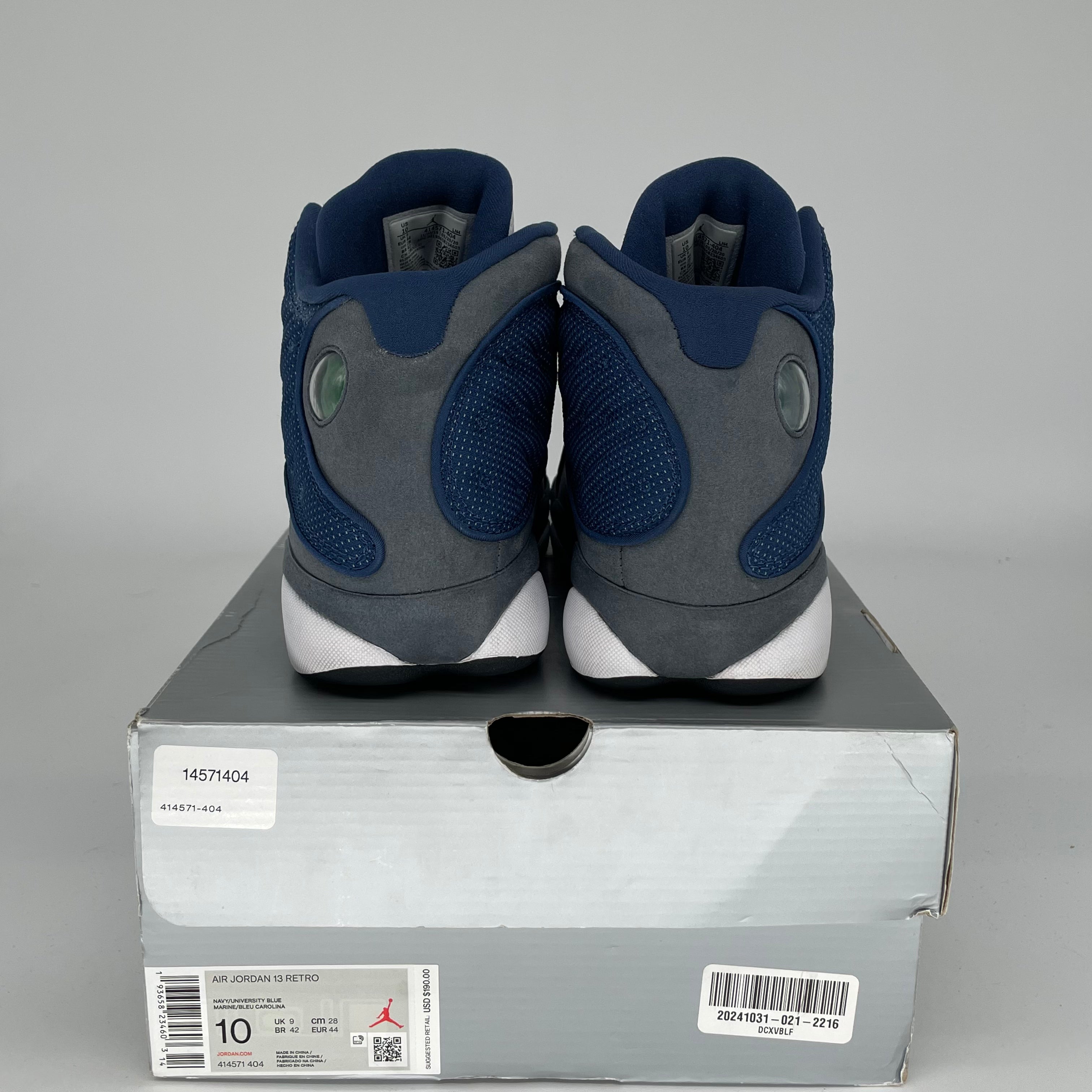Original: AIR JORDAN 13 FLINT SIZE 10/11.5W 414571 404   Optimized: Air Jordan 13 Retro Flint Basketball Shoes - Men's Size 10/Women's 11.5 (Style Code 414571-404) - Perfect for Streetwear & Court Performance    (Note: I corrected 