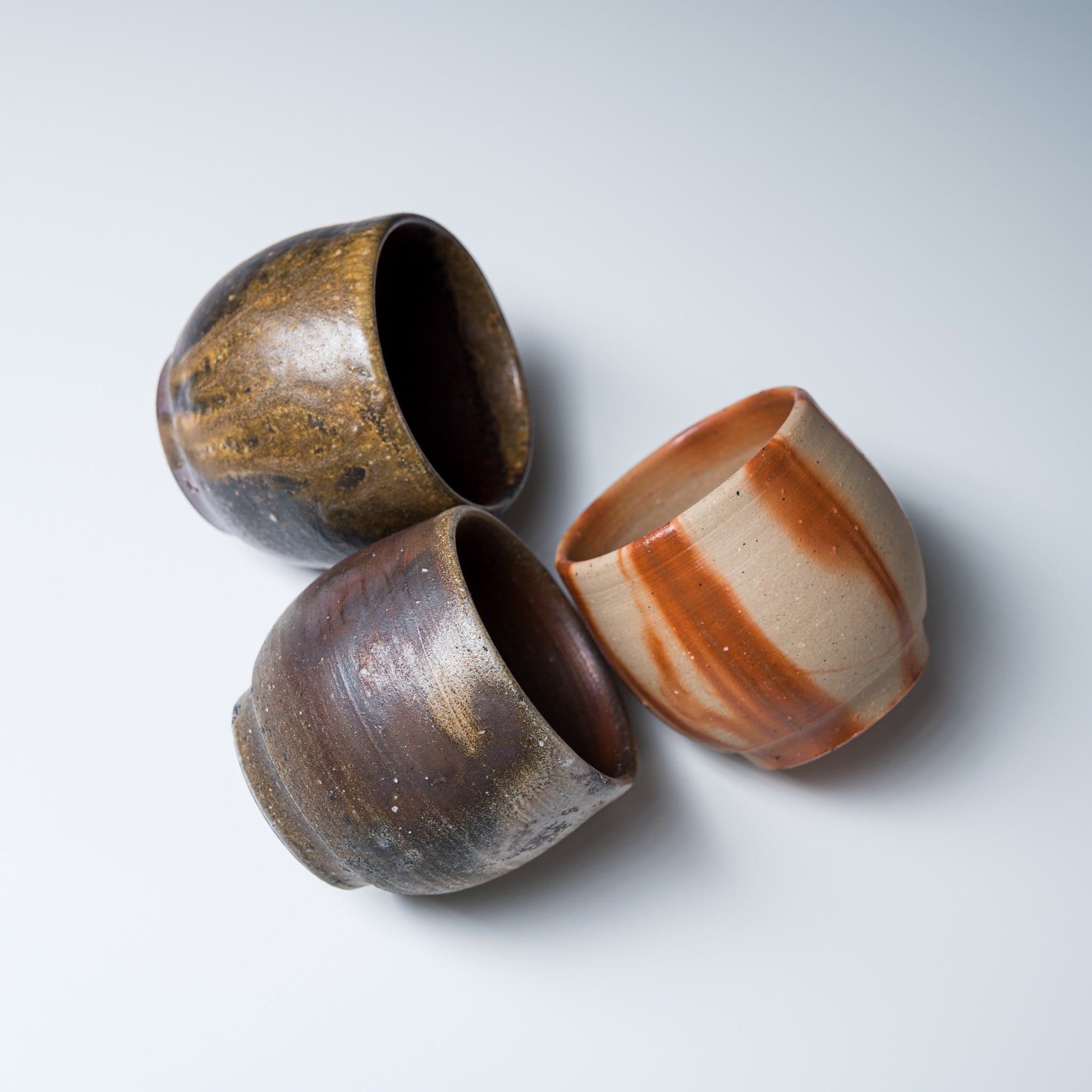 Authentic Bizen Pottery Sake Cup - Handcrafted White Hidasuki Design | Japanese Ceramic Drinking Cup for Sake, Tea & Hot Beverages | Perfect for Home, Restaurant & Gift Use