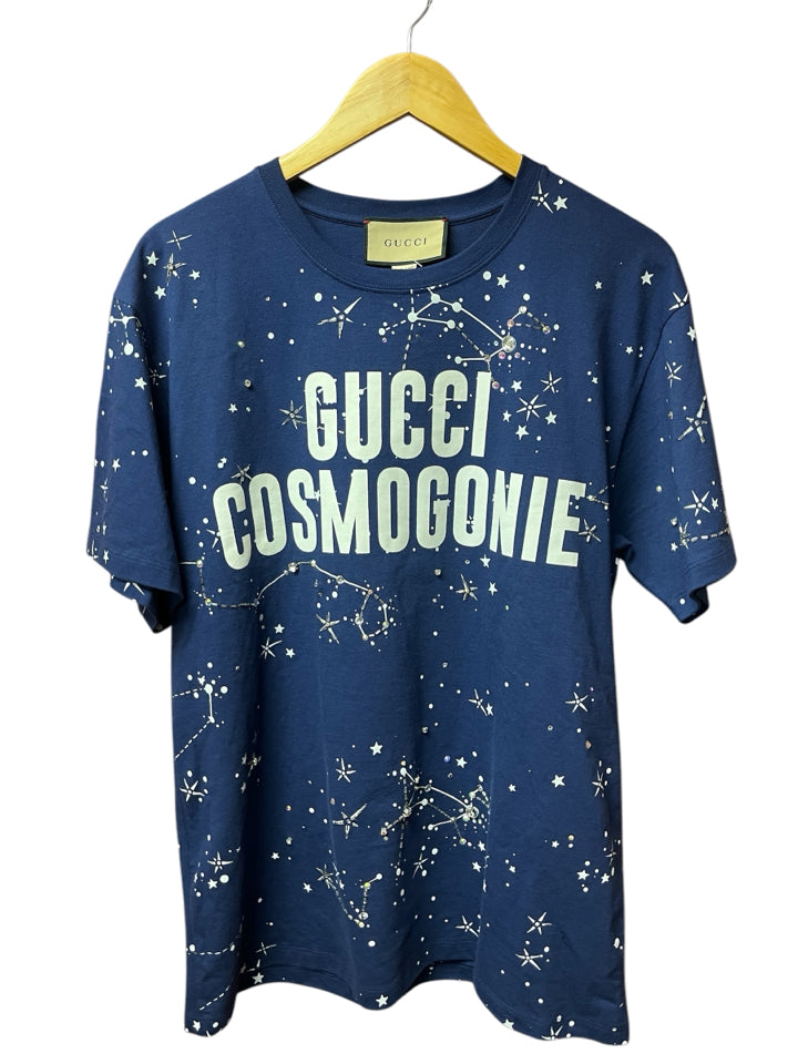 Gucci Cosmogonie Men's Graphic T-Shirt - Size L - Stylish & Comfortable Cotton Tee for Casual Wear, Street Fashion & Everyday Outfits