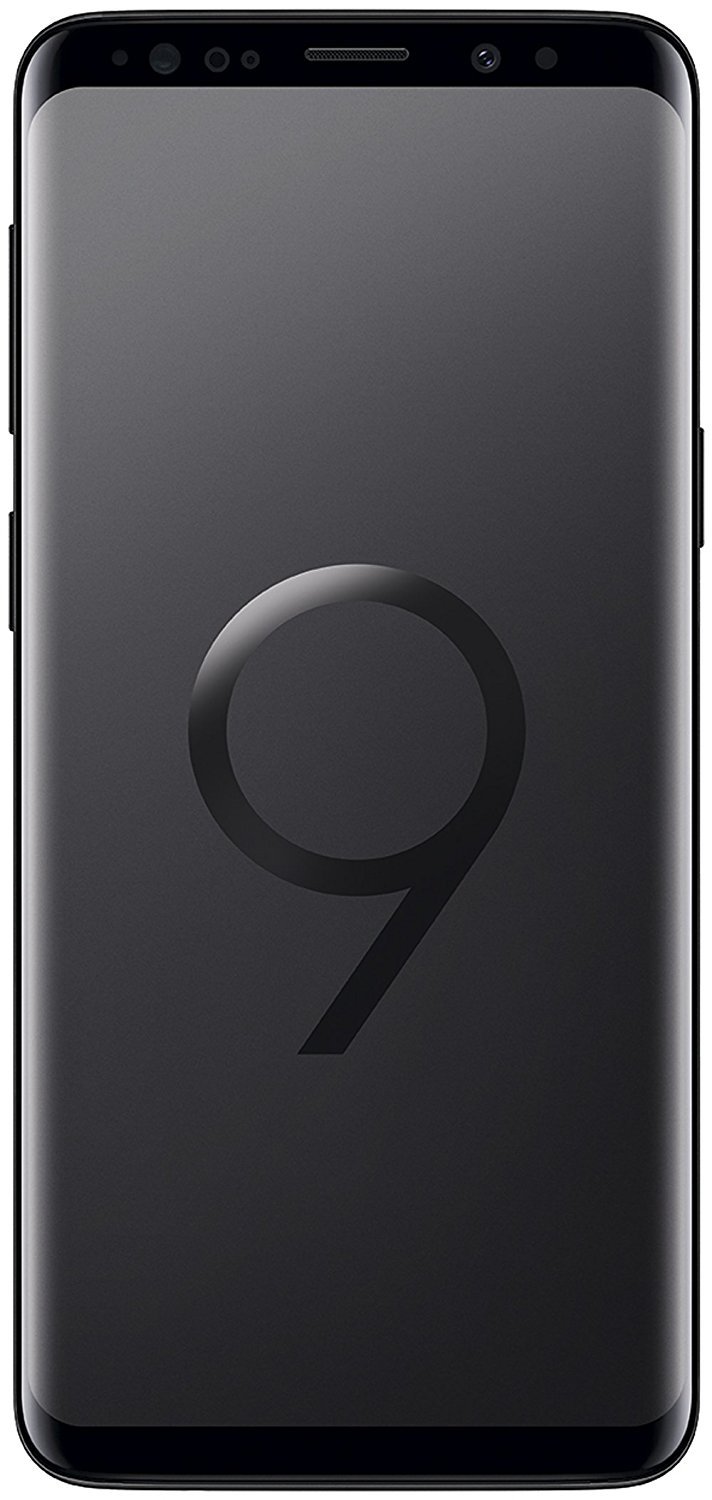Samsung Galaxy S9 Smartphone - Midnight Black - GSM Unlocked - International Version - Perfect for Travel, Business & Everyday Use