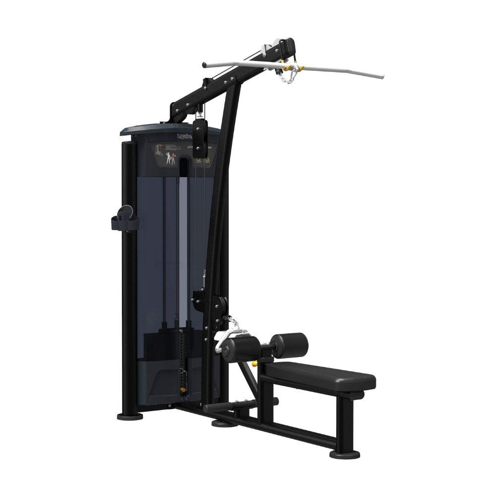 Impulse Lat Pulldown & Seated Row Machine with 235lb Weight Stack - Perfect for Home Gym & Strength Training