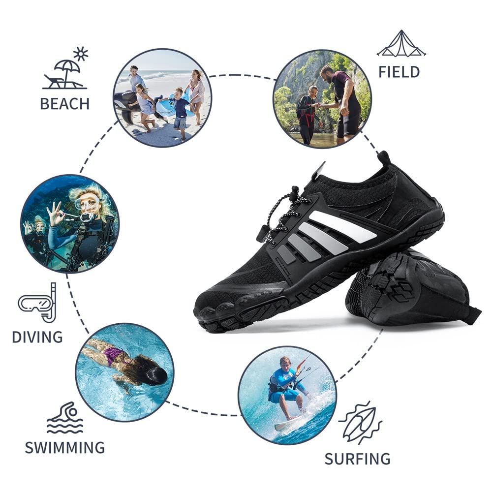 **Dannto Men's Minimalist Trail Running Shoes – Lightweight Water Slippers for Outdoor & Indoor Sports – Perfect for Gym, Hiking & Beach Activities**