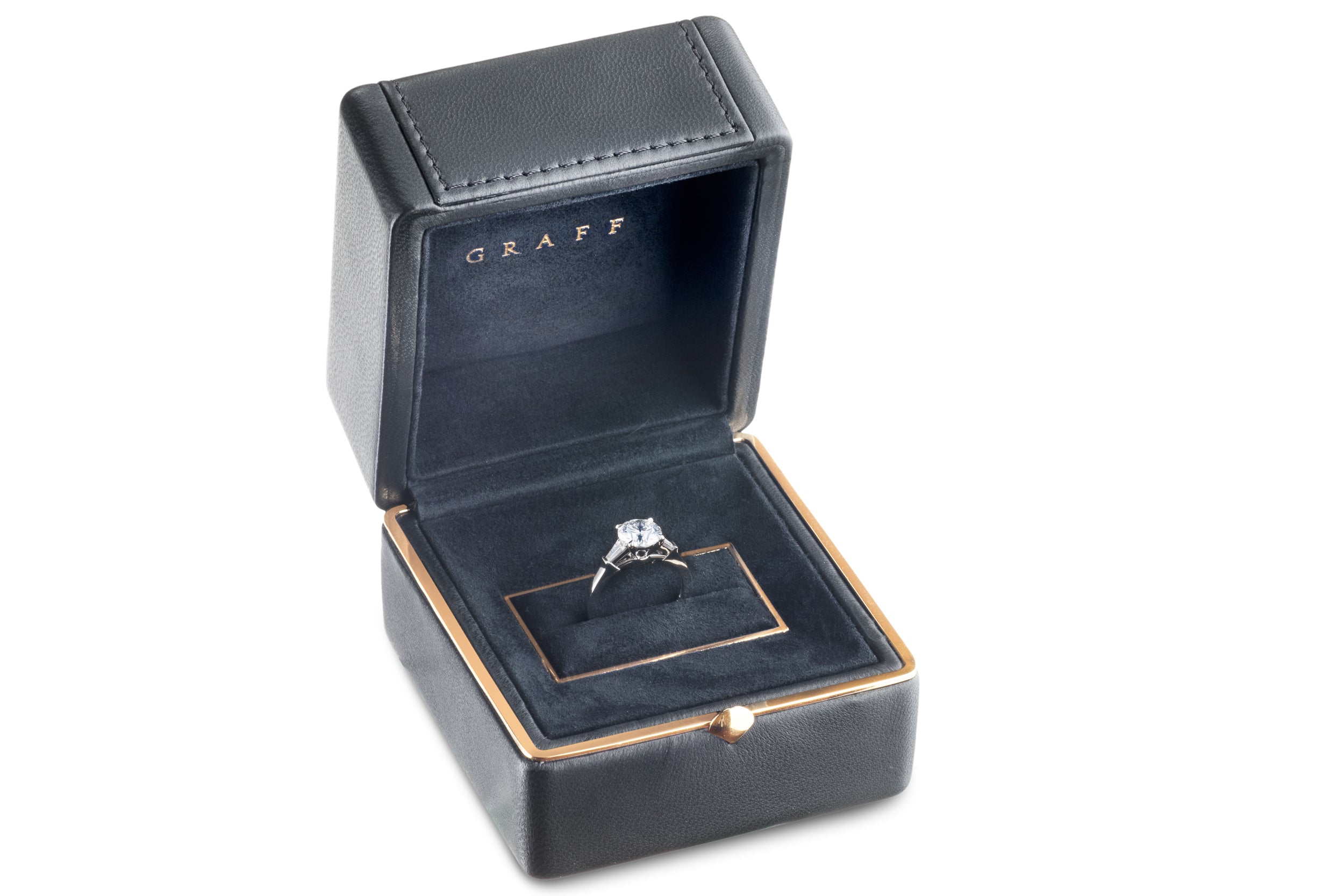 Graff Platinum Diamond Ring for Women - Elegant Wedding, Engagement & Anniversary Jewelry Gift