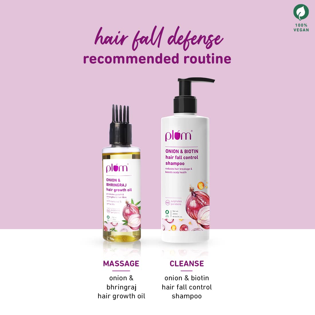 Bhringraj & Amla Hair Growth Oil with Curry Leaves - Natural Treatment for Hair Fall & Regrowth | Paraben-Free, 100ml | For Men & Women | Use for Daily Scalp Massage & Damaged Hair Repair