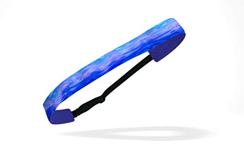 RAVEbandz Adjustable Elastic Headbands for Women - Non-Slip Velvet Lined 1 Inch Wide Hair Bands - Perfect for Workouts, Yoga, Running & Fashion Accessories | Down by the Sea Exclusive