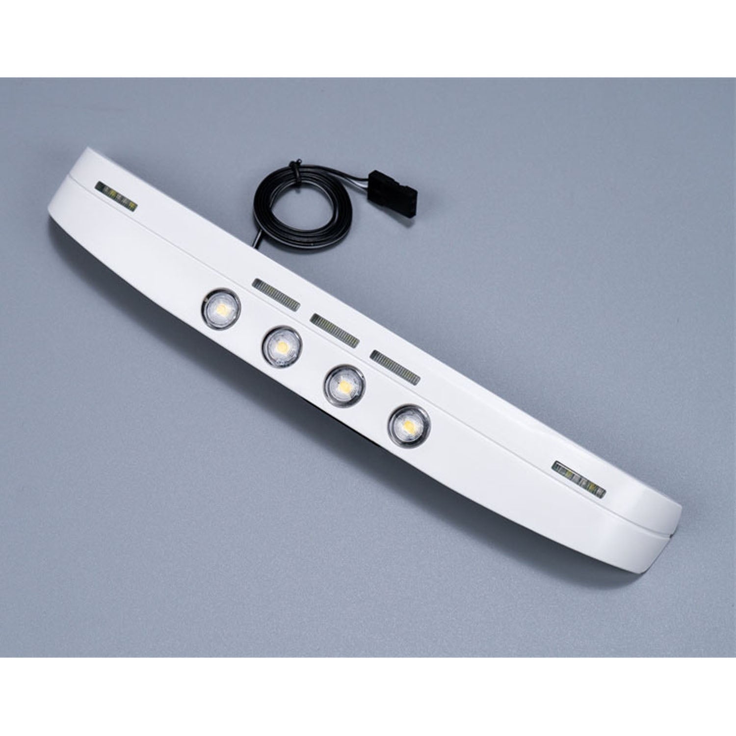 1/14 Scale Tamiya SC 770S 6X4 4X2 RC Truck Upgrade - 5x 9V LED Light Plastic Sun Visor for 56373 Model | Perfect for Night Driving & Realistic RC Tractor Truck Simulation