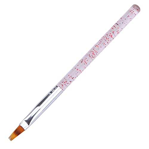 Acrylic Nail Brush Pen - Transparent Gradient Nail Art Tool for Acrylic Powder, Ombre Design & Nail Stamping | Professional Nail Drill Drawing & Stamping Pen for Salon & DIY Manicures at Home