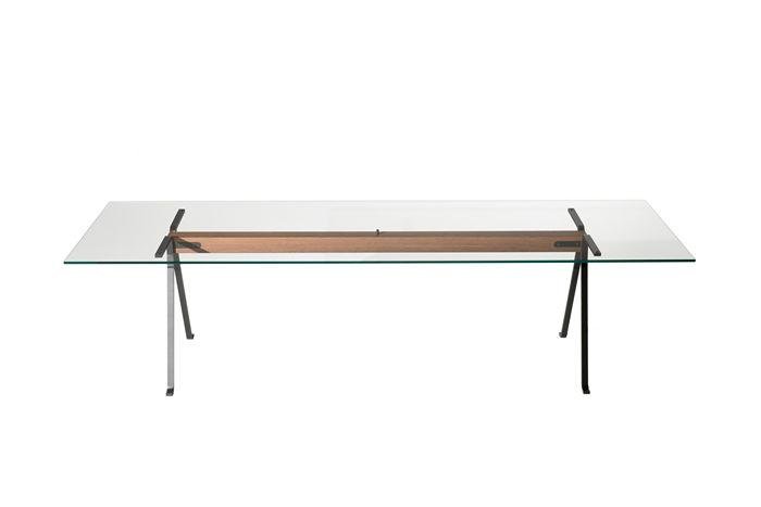 Driade Frate Dining Table - Modern Wooden Dining Room Table for 6, Perfect for Family Gatherings & Dinner Parties