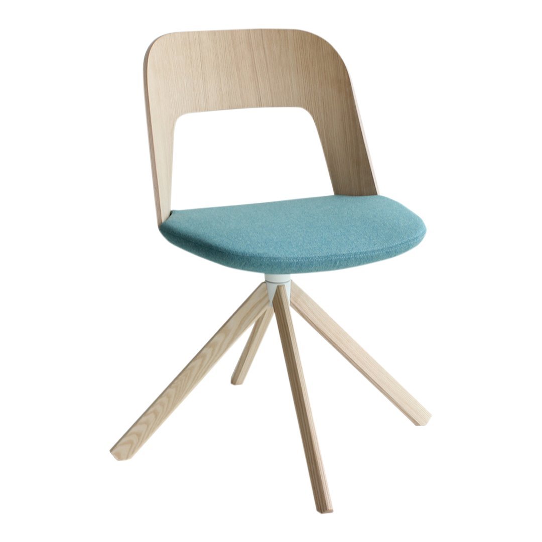 Ergonomic Arco Office Chair with 4-Star Base & Upholstered Seat - Perfect for Home Office, Gaming, and Conference Rooms