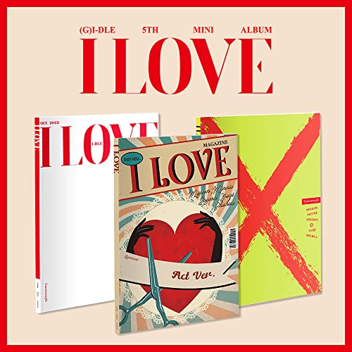 (G)I-DLE I LOVE Album CD - K-Pop Music Collection for Fans, Perfect for Gifting & Home Listening