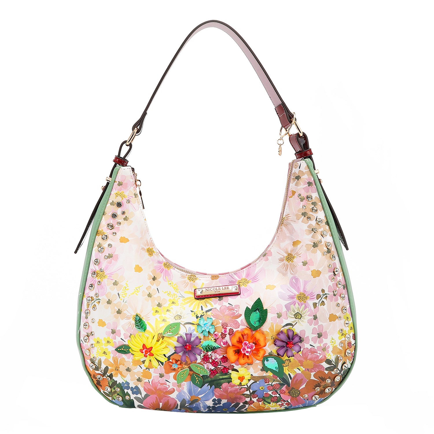 Dreams Blossom Hobo Bag - Stylish & Spacious Shoulder Bag for Women | Perfect for Work, Travel & Everyday Use