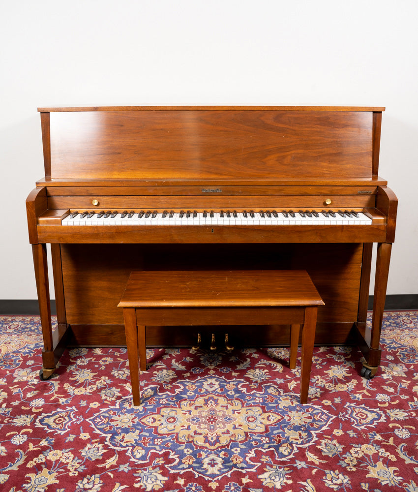 Baldwin 47 B243 Studio Piano - Satin Walnut Finish | Premium Upright Piano for Home & Studio | Serial Number 401723 | Perfect for Music Lessons, Practice & Small Performances