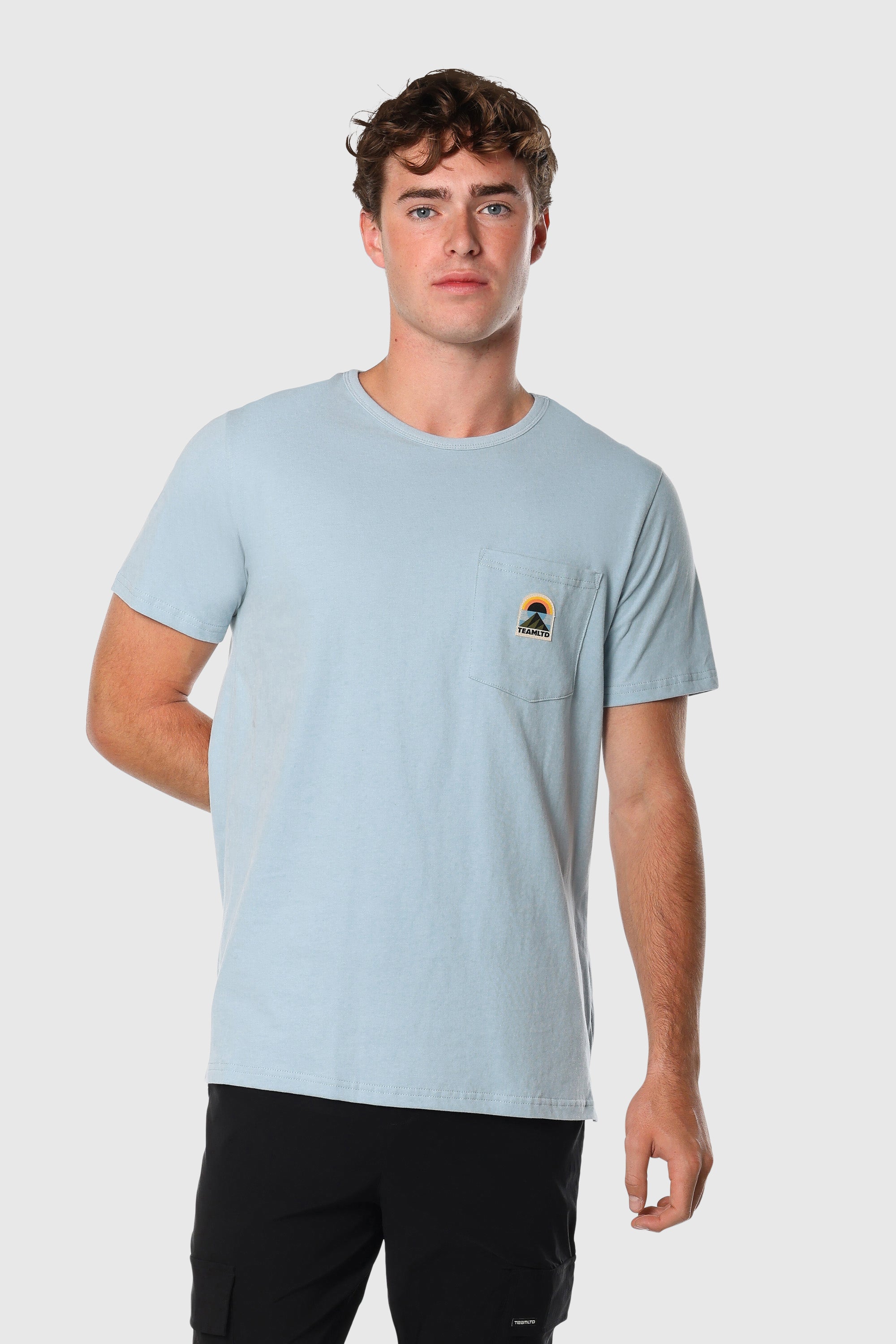 Horizon Pocket Tee - Soft Cotton Men's T-Shirt with Chest Pocket | Casual Everyday Wear for Men | Perfect for Work, Gym & Weekend Outings